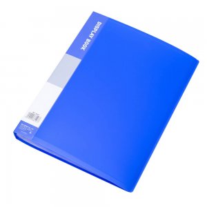 Mapa Prezentare A4 Deli, 40 Folii, Coperta Rigida din Polipropilena, Albastru, Mapa in Format A4 pentru Prezentare, Mapa Deli Colorata Prezentare, Mapa Prezentare Calitativa