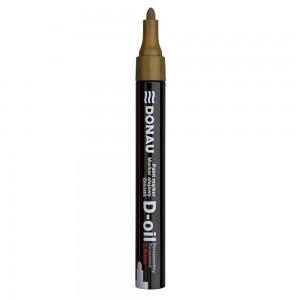 Marker Permanent pe Baza de Ulei, Varf Rotund, Scriere 2.8 mm, Culoare Aurie, Marker Colorat, Marker pentru Birou Marker Permanent pe Baza de Ulei, Varf Rotund, Scriere 2.8 mm, Culoare Aurie, Marker Colorat, Marker pentru Birou