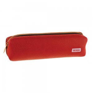 Penar Tip Borseta cu un Fermoar Ecada 78620, Piele Ecologica, Rosu, 210x50x50 mm, Penar Scoala, Penare Neechipate, Penar Elev, Penare Elevi, Penare Studenti, Penar Studenti, Penar pentru Scoala, Penare pentru Scoala, Penar Ecada, Penar Rosu