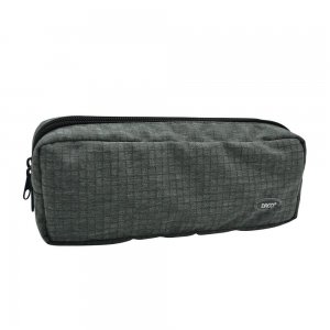 Penar Tip Borseta cu un Fermoar Daco PE617GR, Material Textil, Gri, Penar Scoala, Penare Neechipate, Penar Elev, Penare Elevi, Penare Studenti, Penar Studenti, Penar pentru Scoala, Penare pentru Scoala, Penar Daco, Penar Gri, Penare Gri