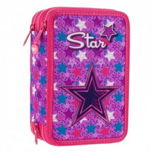 Penar Neechipat DACO, Model Star, 20x7x13 cm, Poliester, Mov/Roz, Trei Fermoare cu Trei Compartimente, Penar Fermoar, Penare cu Fermoar, Penare Neechipate, Penare de Scoala, Penare Scolare, Penar Scolar, Rechizite Scolare Penar Neechipat DACO, Model Star, 20x7x13 cm, Poliester, Mov/Roz, Trei Fermoare cu Trei Compartimente, Penar Fermoar, Penare cu Fermoar, Penare Neechipate, Penare de Scoala, Penare Scolare, Penar Scolar, Rechizite Scolare