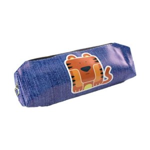 Penar Dreptunghiular Model Tigru, 1 Fermoar, Dimensiune 20.5x7x4 cm - Accesorii Scolare Penar Dreptunghiular Model Tigru, 1 Fermoar, Dimensiune 20.5x7x4 cm - Accesorii Scolare