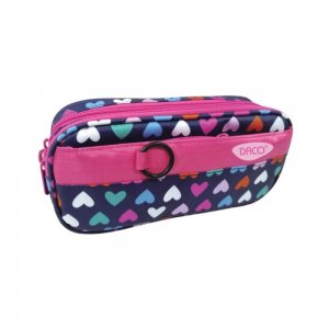 Penar Tip Borseta DACO, Model Inimioare, 21x11x6 cm, Multicolor, Poliester, Doua Fermoare cu Doua Compartimente, Penare Scoala, Penare Scolare, Rechizite Scolare, Penar Scolari, Penare cu Fermoar, Penar Neechipat, Penar Tip Borseta Penar Tip Borseta DACO, Model Inimioare, 21x11x6 cm, Multicolor, Poliester, Doua Fermoare cu Doua Compartimente, Penare Scoala, Penare Scolare, Rechizite Scolare, Penar Scolari, Penare cu Fermoar, Penar Neechipat, Penar Tip Borseta