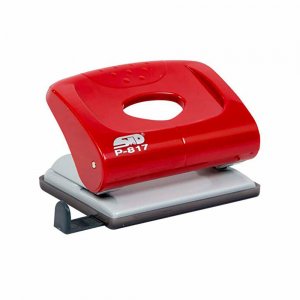 Perforator Noki P817, Capacitate 20 Coli, Rosu, Plastic/Metal, Perforator pentru Hartie, Perforator de Hartie, Perforatoare Hartie, Perforatoare Birou, Perforatoare de Hartie, Perforatoare 20 Coli, Perforatoare Scoala, Perforatoare Noki, Perforator Scoala
