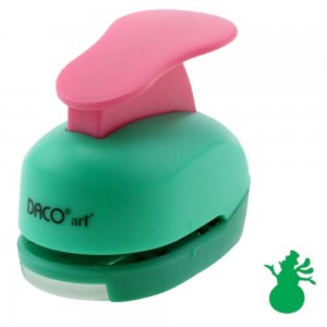 Perforator DACO Hobby, Model Om de Zapada, Plastic/Metal, Diametru 2.5 cm, Multicolor, Perforatoare Lucru Manual, Perforatoare Activitati Creative, Perforatoare Felicitari si Invitatii, Perforatoare Hartie, Perforator pentru Decoratiuni, Accesorii Craft