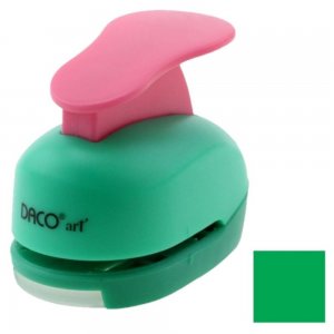 Perforator DACO Hobby, Model Patrat, Plastic/Metal, Diametru 2.5 cm, Multicolor, Perforatoare Lucru Manual, Perforatoare Activitati Creative, Perforatoare Felicitari si Invitatii, Perforatoare Hartie, Perforator pentru Decoratiuni, Accesorii Craft