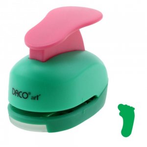 Perforator DACO Hobby, Model Talpa, Plastic/Metal, Diametru 2.5 cm, Multicolor, Perforatoare Lucru Manual, Perforatoare Activitati Creative, Perforatoare Felicitari si Invitatii, Perforatoare Hartie, Perforator pentru Decoratiuni, Accesorii Craft