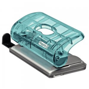 Perforator Rapid Colour Ice FC5, Albastru, Capacitate 10 Coli, Material Plastic/Metal, Perforator Hartie, Perforator pentru Hartie, Perforator Hartie Rapid, Perforator 10 Coli, Perforator de Hartie, Perforator de Hartie Rapid