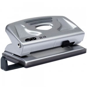 Perforator Metalic Noki H10, Capacitate 12 Coli, Argintiu, Perforator pentru Hartie, Perforator de Hartie, Perforatoare Hartie, Perforatoare Birou, Perforatoare de Hartie, Perforatoare 12 Coli, Perforatoare Scoala, Perforatoare Noki, Perforator Scoala