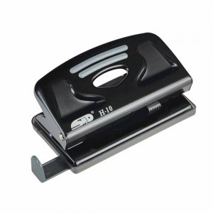 Perforator Metalic Noki H10, Capacitate 12 Coli, Negru, Perforator pentru Hartie, Perforator de Hartie, Perforatoare Hartie, Perforatoare Birou, Perforatoare de Hartie, Perforatoare 12 Coli, Perforatoare Scoala, Perforatoare Noki, Perforator Scoala