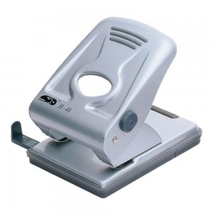Perforator Metalic Noki H40, Capacitate 40 Coli, Argintiu, Perforator pentru Hartie, Perforator de Hartie, Perforatoare Hartie, Perforatoare Birou, Perforatoare de Hartie, Perforatoare 40 Coli, Perforatoare Scoala, Perforatoare Noki, Perforator Scoala