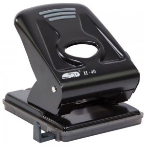 Perforator Metalic Noki H40, Capacitate 40 Coli, Negru, Perforator pentru Hartie, Perforator de Hartie, Perforatoare Hartie, Perforatoare Birou, Perforatoare de Hartie, Perforatoare 40 Coli, Perforatoare Scoala, Perforatoare Noki, Perforator Scoala