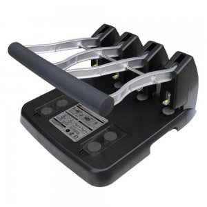 Perforator Noki P-1500, Capacitate 150 Coli, 4 Gauri, Negru, Plastic/Metal, Perforator Capacitate Mare, Perforator pentru Hartie, Perforator de Hartie, Perforatoare Hartie, Perforatoare Birou, Perforatoare de Hartie, Perforatoare 150 Coli