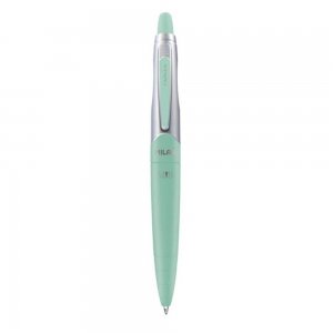 Pix cu Gel MILAN Capsule Silver, Scriere Albastra, Grosime Varf 1 mm, Mecanism si Corp din Plastic si Metal de Culoare Verde, Pixuri cu Gel, Pixuri Gel Albastre, Pixuri Albastre cu Gel, Pix Scolar, Pixuri Scolari, Rechizite Scolare, Pix Office