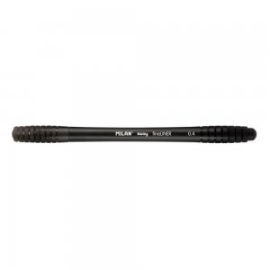 Pix MILAN Fineliner, Mina Neagra, Varf 0.4 mm, Corp din Plastic de Culoare Neagra si Capac Aerisit, Pix Negru, Fineliner Negru, Linere Scoala, Liner Milan, Finelinere, Liner Grafic, Pix Liner, Pix cu Pasta Neagra, Pix Scolar, Pix pentru Scolari
