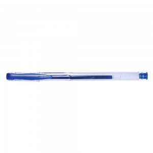 Set 50 Pixuri cu Gel, Capac + Clips de Prindere, Varf de 0.7 mm, Corp Transparent cu Grip, Culoare Albastra, Pix OFFICE PRODUCTS, Accesorii Birou, Instrumente de Scris, Accesorii Scoala