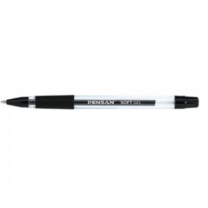 Pixuri Gel PENSAN Soft, Varf 0.7 mm,12 Buc/Set, Scriere Neagra, Corp Plastic Transparent, Pixuri cu Gel, Set Pixuri Gel, Pixuri Scolare, Pixuri Negre, Pixuri pentru Scoala, Pix cu Gel Negru, Pixuri Colorate, Set Pixuri Colorate, Set de Pixuri, Pix Colorat