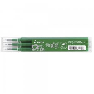 Set 3 Rezerve Roller PILOT Frixion, 0.7 mm, Verde, Rezerve Rollere cu Gel Termosensibil, Rezerve pentru Rollere 0.7 mm, Rezerva pentru Roller PILOT, Rezerve Mina Verzi Roller, Seturi de Rezerve pentru Roller PILOT, Rezerve PILOT FRIXION Set 3 Rezerve Roller PILOT Frixion, 0.7 mm, Verde, Rezerve Rollere cu Gel Termosensibil, Rezerve pentru Rollere 0.7 mm, Rezerva pentru Roller PILOT, Rezerve Mina Verzi Roller, Seturi de Rezerve pentru Roller PILOT, Rezerve PILOT FRIXION