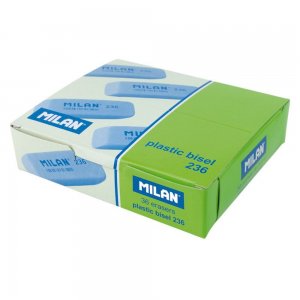 Set 36 Radiere MILAN, Cauciuc Sintetic, Albe, Radiere, Radiera Alba, Guma de Sters, Gume de Sters, Radiera Creion, Radiere Creion, Radiera Cauciuc, Radiera Simpla, Instrumente de Sters, Rechizite