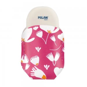 Radiera MILAN April, Cauciuc Sintetic, Carcasa Multicolora, Radiere, Guma de Sters, Gume de Sters, Radiera Creion, Radiere Creion, Radiera Cauciuc, Radiera Simpla, Instrumente de Sters, Rechizite