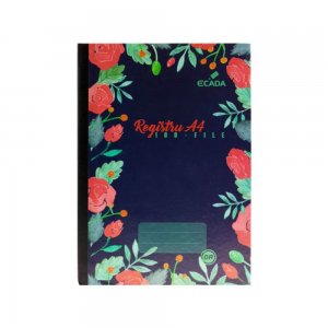 Registru Cartonat Ecada, A4, 100 File, Dictando, Legatura Cusuta, 60 g/m², Registru Coperta Carton, Registru Foi Cusute, Caiet Registru A4 cu Linii, Registre Cartonate Liniate, Registre Legaturi Cusute, Registru Coperta Cartonata