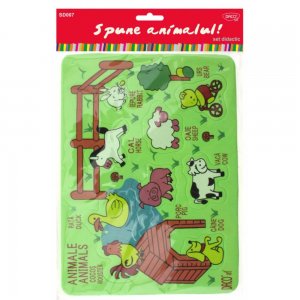 Set Didactic Daco Spune Animalul, Piese Detasabile, Multicolor, Spuma, Set Plansa Animale, Plansa Animale, Plansa Educativa Animale, Plansa Didactica Animale, Set Educativ Animale, Puzzle Animale