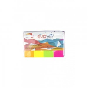 Stick Index Hartie Color EVOffice, Dimensiune 20x50 mm, 4 Culori Neon x 50 File pe Suport din Carton Stick Index Hartie Color EVOffice, Dimensiune 20x50 mm, 4 Culori Neon x 50 File pe Suport din Carton