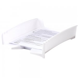 Tavita pentru Documente Fellowes A4 G2Desk, 100% Reciclabila, Alb, Suport Documente, Tavita Documente, Suport Documente Plastic, Suport Documente Reciclabil, Suport Documente Birou, Organizator Documente