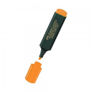 Textmarker 1548 Faber-Castell, Portocaliu, Evidentiator Faber-Castell, Evidentiator 1548, Evidentiatoare Faber-Castell, Markere Faber-Castell, Textmarkere Faber-Castell, Highlighter