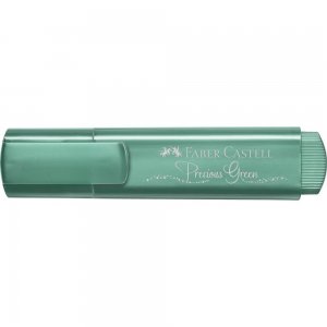 Textmarker Faber – Castell 1546, Verde Metalizat, Rechizite Scolare, Textmarker Pigmentat, Accesorii pentru Birou, Marker Metalizat Verde, Textmarker Verde, Markere Evidentiatoare, Marker Evidentiator, Highlighter Verde
