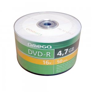Set 50 DVD-R Omega, 4.7 GB, 16x Set 50 DVD-R Omega, 4.7 GB, 16x