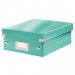 Cutie Organizer Mica din Carton Solid Laminat Leitz Click and Store, 220x100x282, Turcoaz, Cutie Carton Colorata, Cutie Depozitare Turcoaz, Cutie Mica pentru Obiecte, Cutie Mica Simpla, Cutie Rezistenta   129,28 lei 