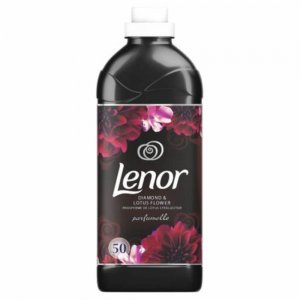 Balsam Rufe Lenor Diamond Lotus, 1.5L, 50 Spalari, Parfum Floare de Lotus, Detergent pentru Haine, Balsamuri pentru Rufe, Balsam pentru Ingrijire Haine, Balsamuri pentru Haine