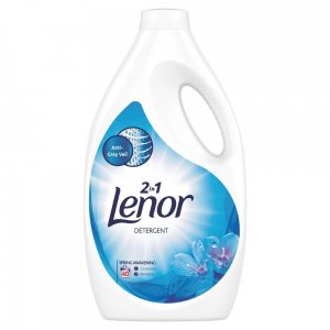 Detergent Lichid de Rufe Lenor 2 in 1, 2.2 L, 40 Spalari, Detergent Lichid pentru Haine, Solutii Curatare Haine, Detergent Rufe Lichid, Detergent Lichid Rufe Colorate, Detergent de Haine Lenor