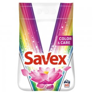 Detergent Pudra pentru Rufe SAVEX Color Care, 6 kg, Detergent SAVEX, Detergent Pudra, Deetergent Pudra Automat, Detergent Automat pentru Haine, Solutii Curatare Haine, Detergent Rufe Automat