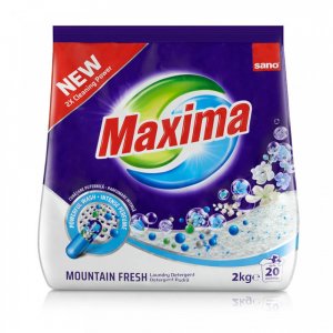Detergent Pudra Haine SANO Maxima Mountain Fresh 2 Kg, Parfum Fresh, Detergent pentru Haine, Detergent Pudra pentru Masina de Spalat, Detergent Pudra pentru Spalarea Hainelor, Detergent Masina de Spalat, Detergent Sano pentru Rufe Detergent Pudra Haine SANO Maxima Mountain Fresh 2 Kg, Parfum Fresh, Detergent pentru Haine, Detergent Pudra pentru Masina de Spalat, Detergent Pudra pentru Spalarea Hainelor, Detergent Masina de Spalat, Detergent Sano pentru Rufe