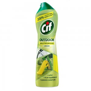 Detergent CIF Cream Outdoor Multipurpose, Cantitate 500 ml, Solutie Crema Curatat, Detergent Cif pentru Multisuprafete, Detergent Crema pentru Exterior, Cif Crema de Curatat, Solutii si Produse de Curatenie
