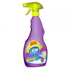 Spray Curatare Textile Biocarpet, 750 ml, Parfum Floral, Spray de Covoare, Solutie pentru Covoare, Spray de Textile, Solutie de Textile, Solutii de Textile, Spray Curatat Covoare, Solutii Curatat Covoare, Solutie pentru Covoare, Detergent Spray Covoare