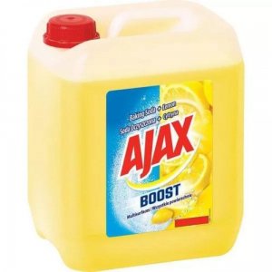Detergent Universal AJAX Boost Baking Soda & Lemon, 5 L, Parfum de Lamaie, Detergent Lichid pentru Pardoseli, Solutie pentru Podea, Detergent Lichid Ajax, Solutie Universala de Curatat, Produse de Curatenie