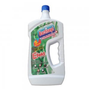 Dezinfectant Lichid Efekt Bactisept Professional, Cantitate 1 L, Dezinfectanti pentru Suprafete, Solutie Lichida pentru Bucatarie, Dezinfectant Multisuprafete, Solutii pentru Dezinfectat Suprafete, Solutii pentru Baie si Bucatarie