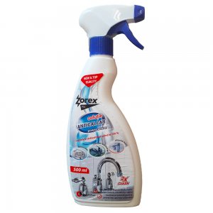Spray Solutie Anticalcar Zorex Pro Power Action, 500 ml, Fara Parfum, Solutie Anticalcar pentru Baie si Bucatarie, Solutie Curatat Universala cu Pulverizator, Spray Lichid Anticalcar, Solutie Spalat Baia, Solutii si Produse de Curatenie