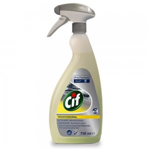 Spray Degresant CIF Professional, 750 ml, pentru Bucatarie, Solutie Spray CIF pentru Curatarea si Lustruirea Suprafeteleor din Bucatarie, Solutii CIF Degresante pentru Bucatarie, Solutii Curatare Vase, Spray-uri Curatare si Degresare Multisuprafete