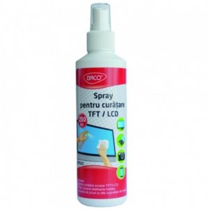 Spray Curatare Ecrane DACO, Cantitate 250 ml, Spray Ecran, Spray Curatare DACO, Spray Curatare Ecran, Spray Curatare Ecran DACO, Solutie Curatare Ecran, Solutie Spray pentru Ecrane
