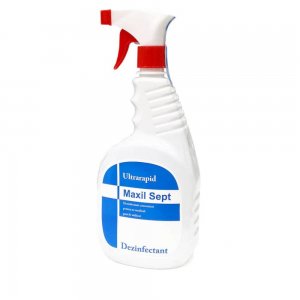 Dezinfectant Concentrat Maxil Sept Ultrarapid, 1 l, cu Pulverizator, Uz Profesional, Dezinfectant cu Pulverizator, Solutie Dezinfectata, Dezinfectant Suprafete, Dezinfectanti Concentrati, Dezinfectanti Suprafete, Solutii Dezinfectante