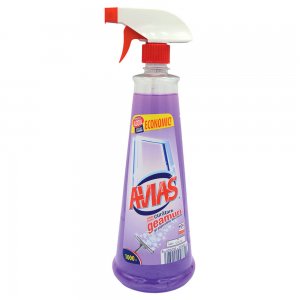 Solutie Spray Geamuri AVIAS, 750 ml, Mov, Pulverizator pentru Geamuri si Sticla, Solutie Curatat Geamuri, Detergent de Geamuri, Solutie Spalat Geamuri, Detergent pentru Sticla, Produse Curatat Geamuri, Solutii Spray pentru Geamuri si Sticla