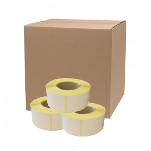 Set 84 Role Etichete Termice Autoadezive 40x46 mm, 600 Etichete/Rola, Autocolant Termo Eco