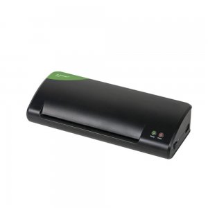 Aparat de Laminat Q-CONNECT, A4, Folie Maxim 600 Microni, Timp Incalzire 3-5 min, Viteza Laminare 250 mm/min, Culoare Neagra, Masina de Laminat, Laminator pentru Documente A4