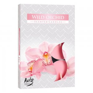 Lumanari Parfumate Aura, 6 Pastile, Wild Orchid, Parfum de Orhidee, Lumanare Pastila, Lumanari Pastile, Lumanare Aromatica, Lumanari Aromatice, Lumanare Parfumata, Lumanari Parfumate, Lumanare cu Orhidee, Lumanari Orhidee