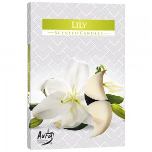 Set 6 Lumanari Parfumate Tip Pastila Aura Lily, Parfum de Crin, Lumanari Parfumate, Lumanari Pastila, Lumanare Tip Pastila, Pastile Lumanari Parfumate, Lumanare cu Parfum, Lumanare Parfum Crin, Lumanare Lily, Lumanare Pastila