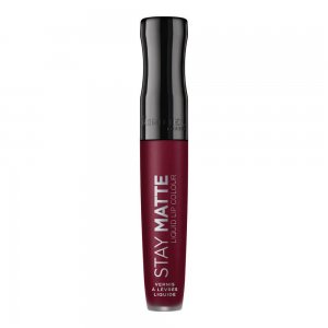 Ruj Lichid Mat RIMMEL LONDON Stay Matte, 810 Plum This Show, 5.5 ml, Ruj de Buze, Ruj pentru Buze, Ruj Lichid de Buze, Ruj Rezistent pentru Buze, Ruj Mat Rezistent la Transfer, Ruj Acoperire Mare, Ruj Mat Puternic Pigmentat, Ruj de Buze Mat Rimmel London